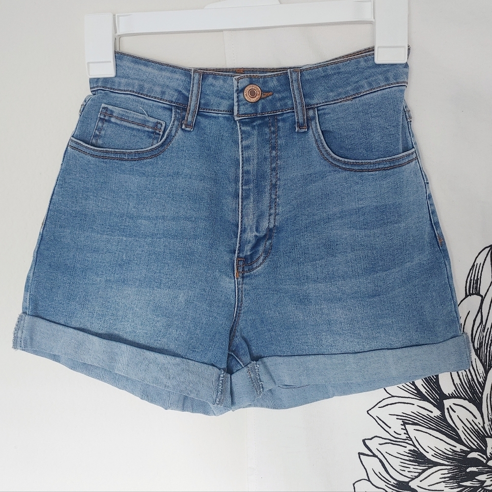 Forever 21 Cuffed Denim Shorts